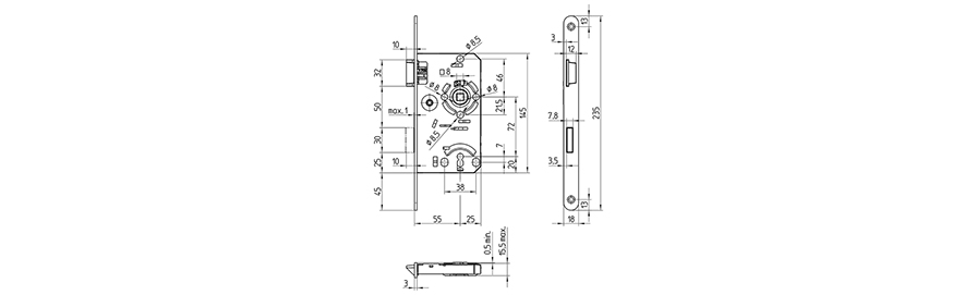 E.Schl.Innent. 55/72/BB/ DR/20 rd.NiSi/N/KK/FS