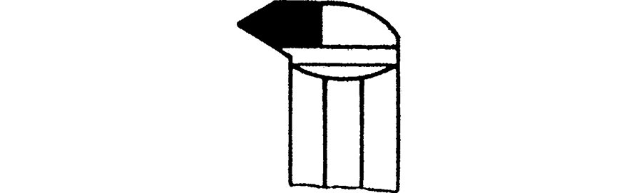 Drehmeissel HM ähnlich DIN283 rechts 10x10x140mm P25/30 WILKE