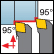 Außen 80° rhombisch 95° Einstellwinkel