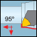 Innen 80° Trigon 95° Einstellwinkel