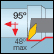 Innen 35° rhombisch 95´°Einstellwinkel