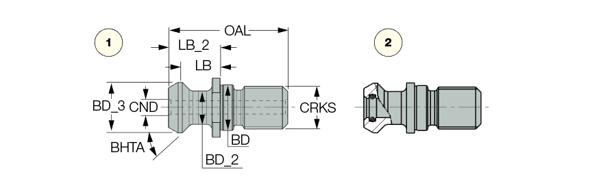 PS BT40 45 M16 MAZAKB