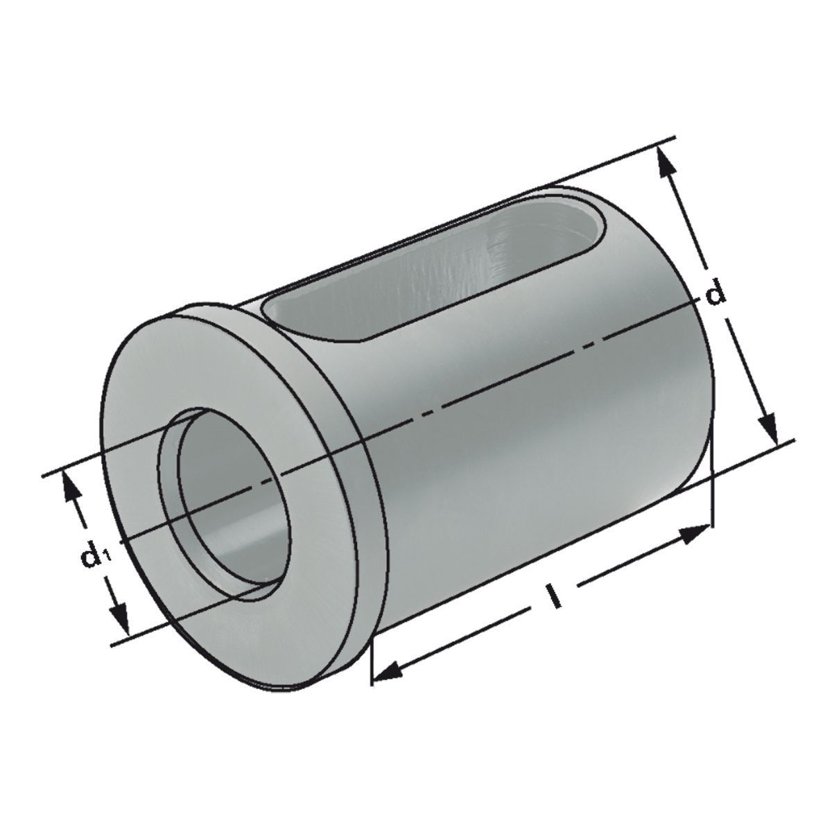 Reduzierbuchsen für Bohrstangenhalter d=40 | d1=20