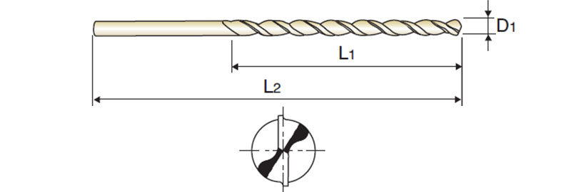 HSS-E SPIBO für ALUMINIUM TIEFLOCH, ZYLINDERSCHAFT 3X50X100